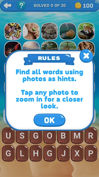 10000 words взломанный APK — Безлимитные подсказки и монеты — скриншот 3 10000 words взломанный APK — Безлимитные подсказки и монеты — скриншот 3