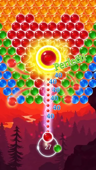 Скачать Bubble Shooter Magic Forest мод — Безлимитные монеты и жизни — скриншот 1