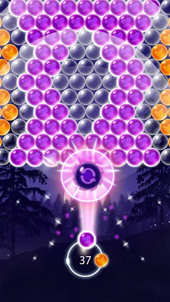 Скачать Bubble Shooter Magic Forest мод — Безлимитные монеты и жизни — скриншот 3