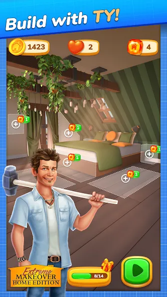 Extreme Makeover: Home Edition на телефон — скачать мод: Безлимитные деньги и ресурсы — скриншот 5 Extreme Makeover: Home Edition на телефон — скачать мод: Безлимитные деньги и ресурсы — скриншот 5