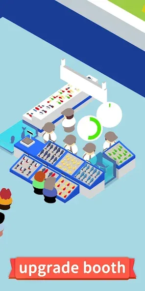 Скачать мод Idle Seafood Market -Tycoon — Безлимитные деньги и ресурсы — скриншот 2 Скачать мод Idle Seafood Market -Tycoon — Безлимитные деньги и ресурсы — скриншот 2