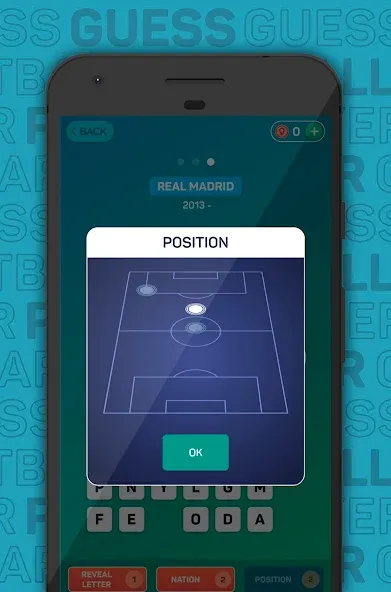 Guess The Footballer 2023 мод на Андроид: Открыты все уровни и подсказки — скриншот 3 Guess The Footballer 2023 мод на Андроид: Открыты все уровни и подсказки — скриншот 3