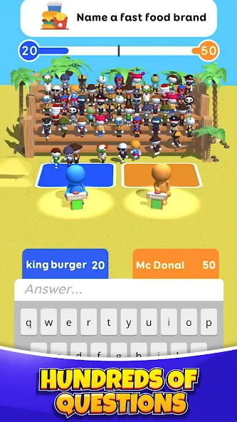 Guess Their Answer - IQ Games мод на Андроид: Безлимитные подсказки и открыты все уровни — скриншот 5 Guess Their Answer - IQ Games мод на Андроид: Безлимитные подсказки и открыты все уровни — скриншот 5