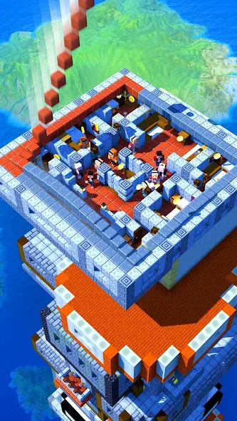 Скачать мод Tower Craft - Block Building — Безлимитные ресурсы и открыты все блоки — скриншот 2 Скачать мод Tower Craft - Block Building — Безлимитные ресурсы и открыты все блоки — скриншот 2