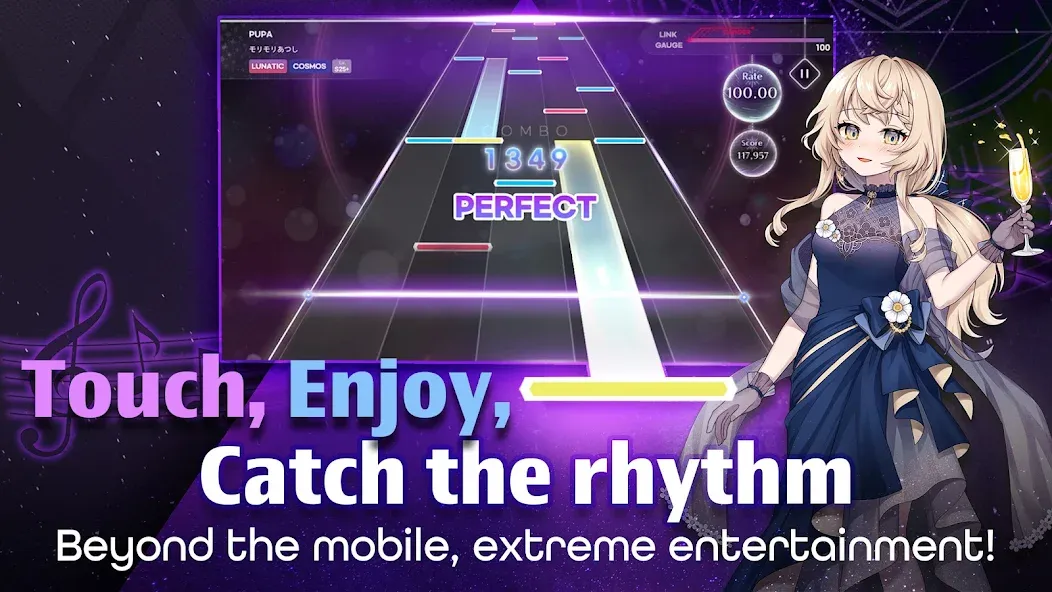 KALPA - Original Rhythm Game взлом APK — Открыты все песни и безлимитные ресурсы — скриншот 3