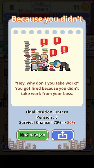 Don't get fired! взлом на Андроид — Безлимитные деньги и снятие ограничений — скриншот 3 Don't get fired! взлом на Андроид — Безлимитные деньги и снятие ограничений — скриншот 3