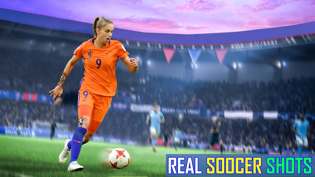 Soccer Kick Worldcup Champion MOD APK: Безлимитные монеты и открытые уровни — скриншот 1