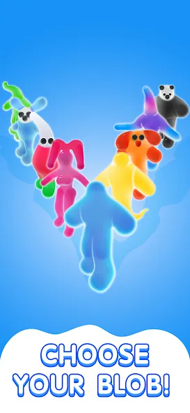 Blob Hero бесплатно на Андроид — мод: Безлимитные деньги и усиленный герой — скриншот 1