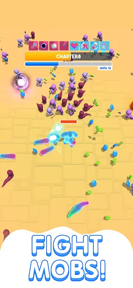 Blob Hero бесплатно на Андроид — мод: Безлимитные деньги и усиленный герой — скриншот 2