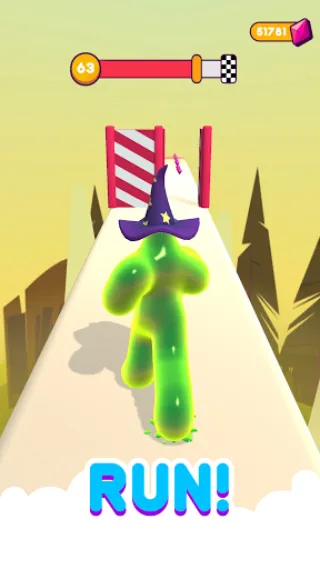 Скачать Blob Runner 3D — Безлимитные монеты и открыты скины — скриншот 1