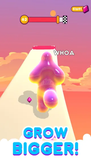 Скачать Blob Runner 3D — Безлимитные монеты и открыты скины — скриншот 2