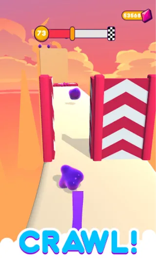 Скачать Blob Runner 3D — Безлимитные монеты и открыты скины — скриншот 4