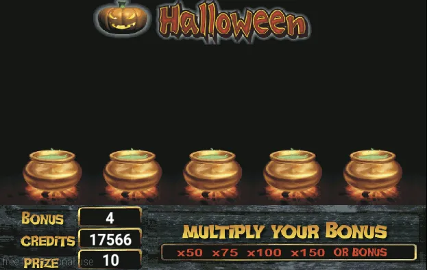 Slot Machine Halloween Lite — взломанная версия, Безлимитные монеты и бонусы — скриншот 3