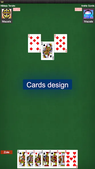 Скачать Latvian card game: RaccoonZole — Безлимитные монеты и всё открыто — скриншот 4 Скачать Latvian card game: RaccoonZole — Безлимитные монеты и всё открыто — скриншот 4