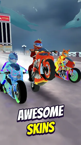 Wild Wheels: Bike Racing взломанный APK — Безлимитные деньги и все байки открыты — скриншот 3 Wild Wheels: Bike Racing взломанный APK — Безлимитные деньги и все байки открыты — скриншот 3