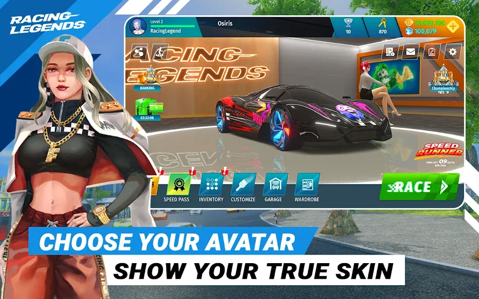 Скачать мод Racing Legends Funzy — Безлимитные деньги и топливо — скриншот 2