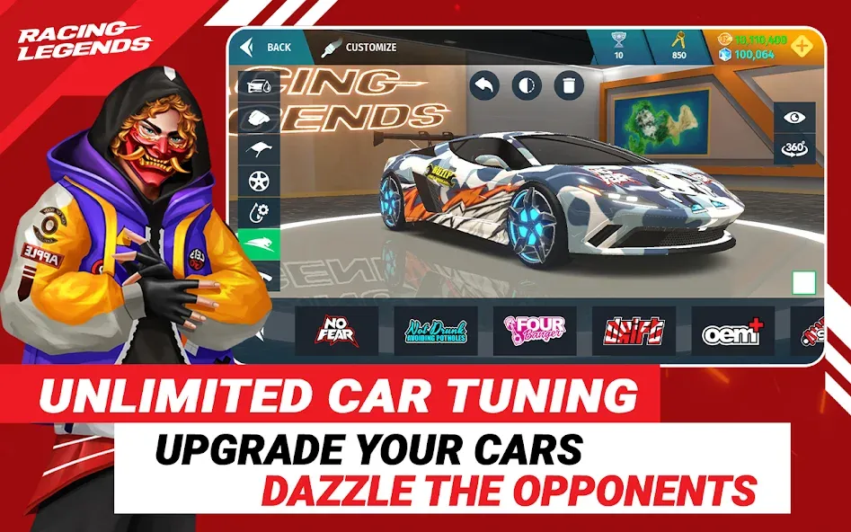 Скачать мод Racing Legends Funzy — Безлимитные деньги и топливо — скриншот 3