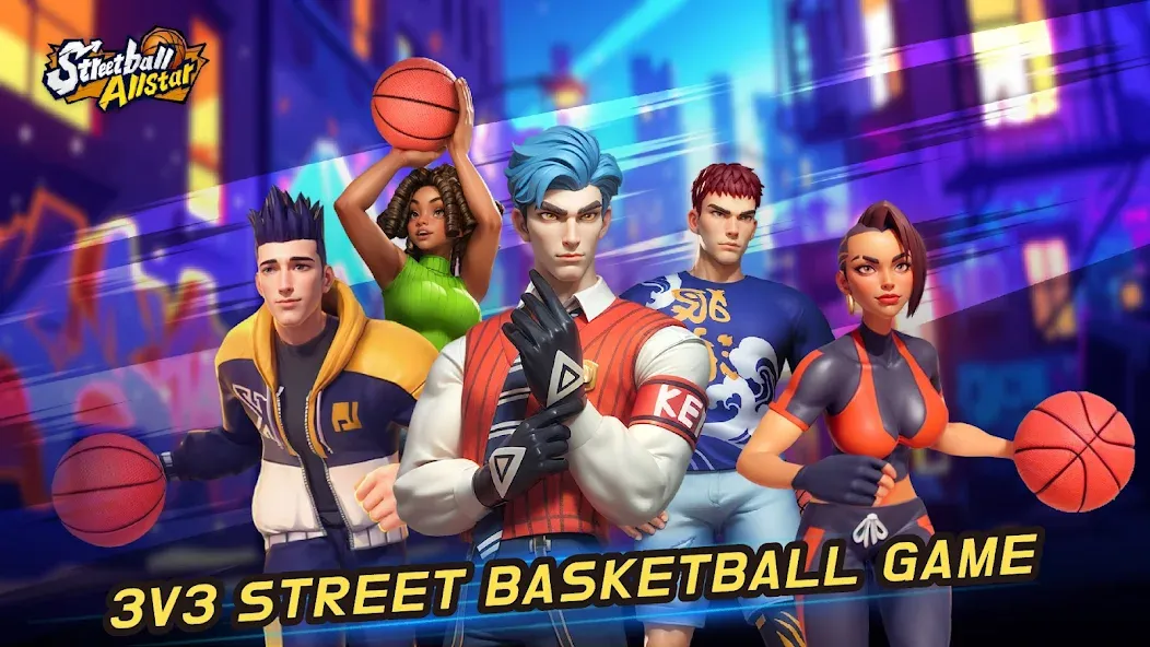 Скачать Streetball Allstar бесплатно — Безлимитные деньги и алмазы — скриншот 1