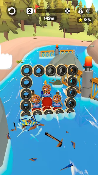 Raft Racing — скачать мод: Безлимитные ресурсы и ускоренный крафт — скриншот 4 Raft Racing — скачать мод: Безлимитные ресурсы и ускоренный крафт — скриншот 4