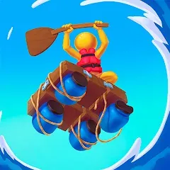 Raft Racing — скачать мод: Безлимитные ресурсы и ускоренный крафт