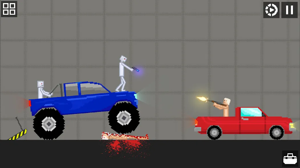 Human Playground Sandbox взломанный APK — Новые уровни и предметы — скриншот 1