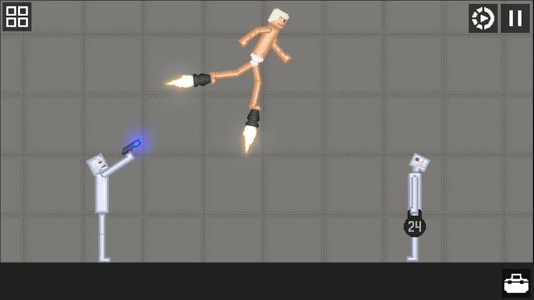 Human Playground Sandbox взломанный APK — Новые уровни и предметы — скриншот 3