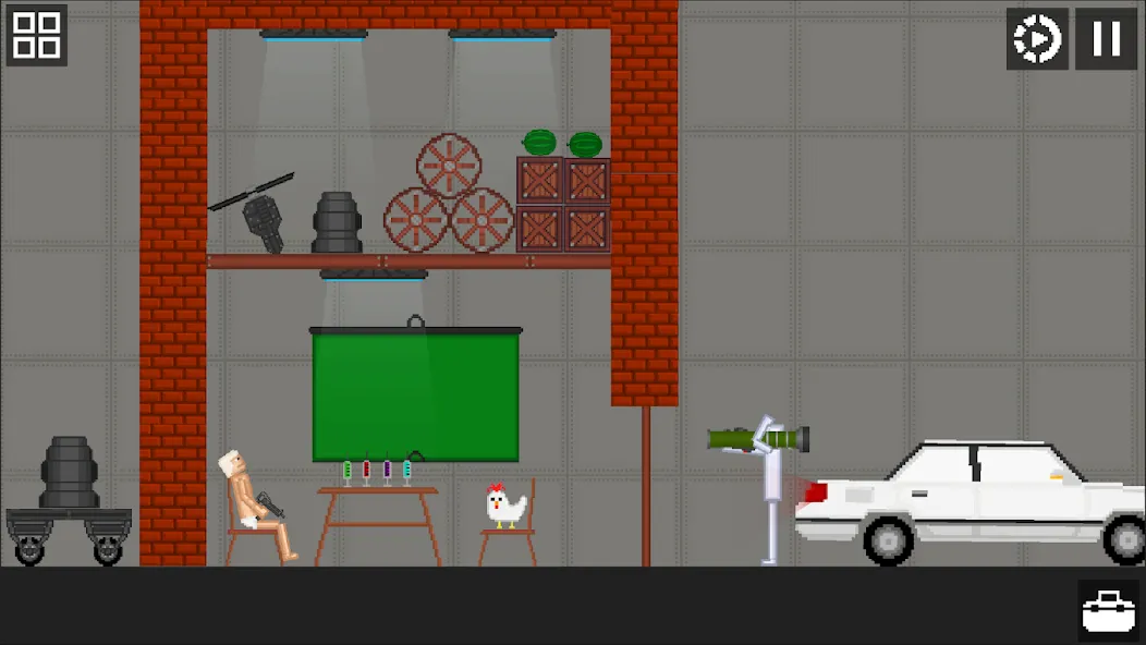 Human Playground Sandbox взломанный APK — Новые уровни и предметы — скриншот 5