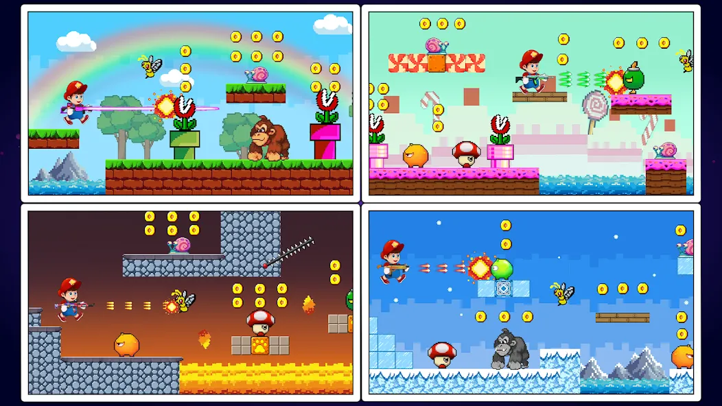 Скачать Super Mano : Adventure Jump бесплатно — Безлимитные монеты и все уровни — скриншот 3 Скачать Super Mano : Adventure Jump бесплатно — Безлимитные монеты и все уровни — скриншот 3