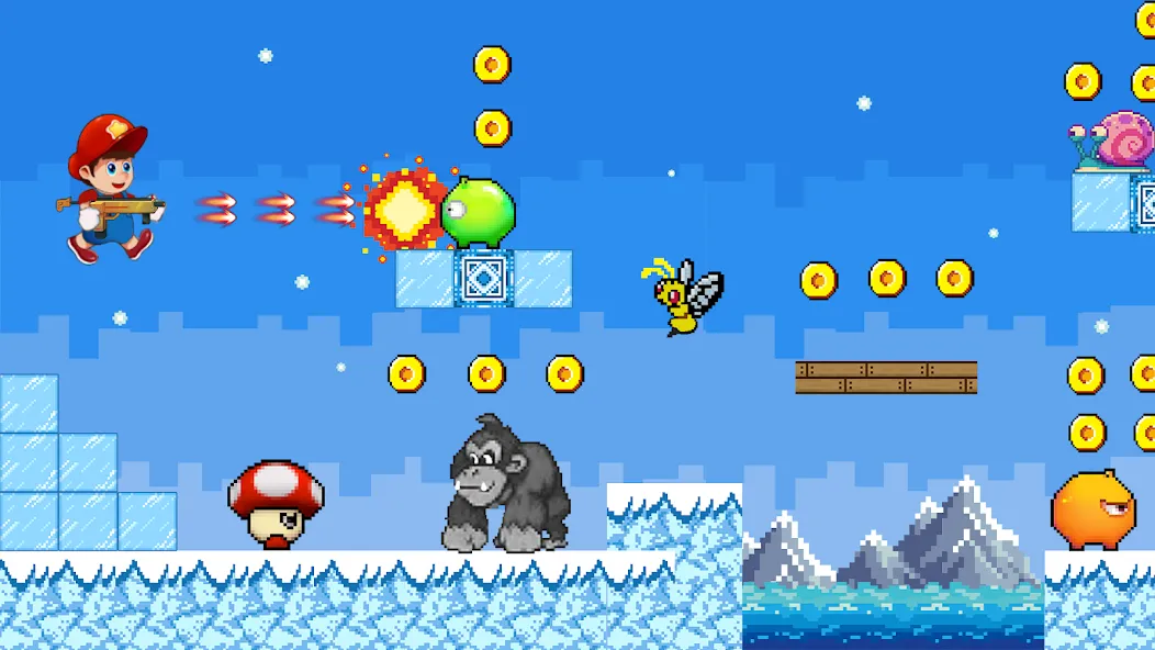 Скачать Super Mano : Adventure Jump бесплатно — Безлимитные монеты и все уровни — скриншот 5 Скачать Super Mano : Adventure Jump бесплатно — Безлимитные монеты и все уровни — скриншот 5