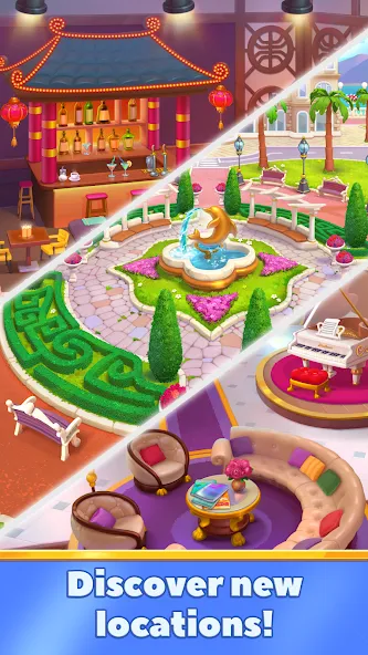 Emily's Hotel Solitaire MOD APK скачать на Андроид — Безлимитные монеты и подсказки — скриншот 2 Emily's Hotel Solitaire MOD APK скачать на Андроид — Безлимитные монеты и подсказки — скриншот 2