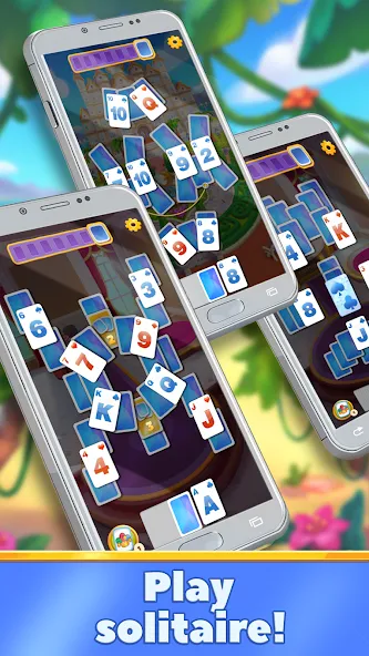 Emily's Hotel Solitaire MOD APK скачать на Андроид — Безлимитные монеты и подсказки — скриншот 4 Emily's Hotel Solitaire MOD APK скачать на Андроид — Безлимитные монеты и подсказки — скриншот 4