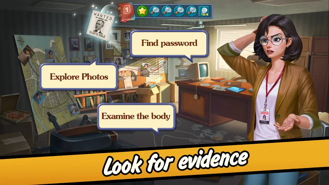 Скачать Solitaire Crime Stories Mod APK — Безлимитные подсказки и жизни — скриншот 2 Скачать Solitaire Crime Stories Mod APK — Безлимитные подсказки и жизни — скриншот 2