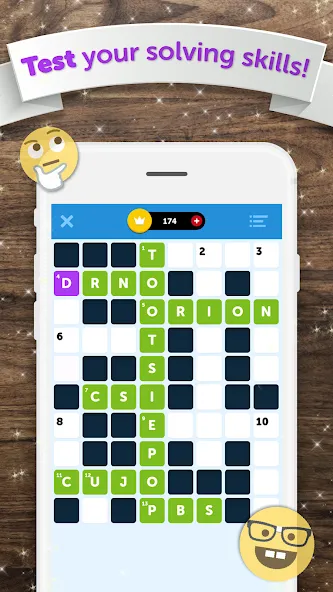 Crossword Quiz MOD APK скачать на Андроид — Открыты все ответы и уровни — скриншот 1 Crossword Quiz MOD APK скачать на Андроид — Открыты все ответы и уровни — скриншот 1