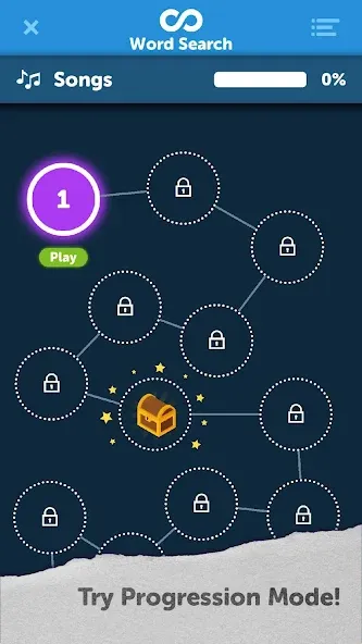 Скачать Infinite Word Search Puzzles последней версии — Безлимитные подсказки и монеты — скриншот 3