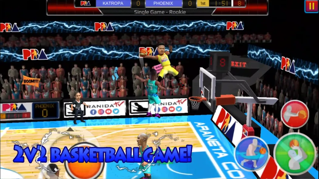 Basketball Slam! взлом APK — Безлимитные деньги и энергия — скриншот 1