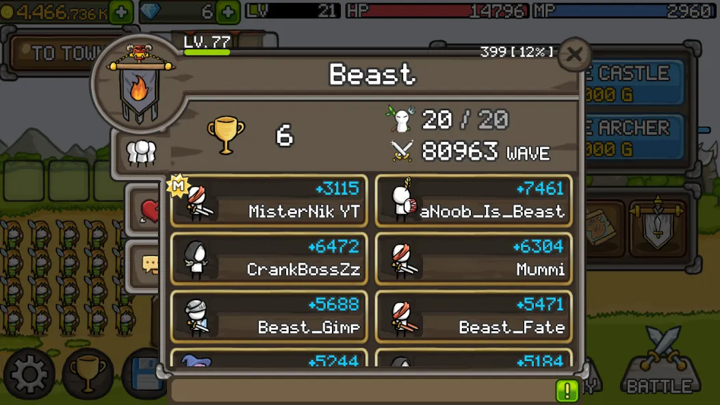 Grow Castle - Tower Defense — Безлимитные деньги и усиленные башни, скачать мод APK — скриншот 4 Grow Castle - Tower Defense — Безлимитные деньги и усиленные башни, скачать мод APK — скриншот 4