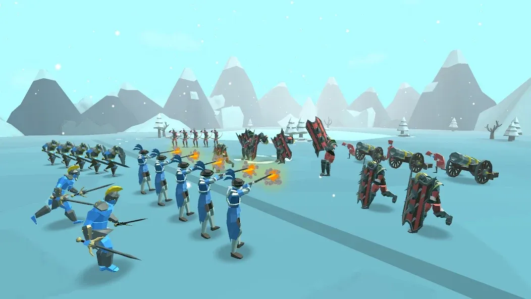 Epic Battle Simulator 2 MOD APK: Безлимитные ресурсы и разблокированы войска — скриншот 1