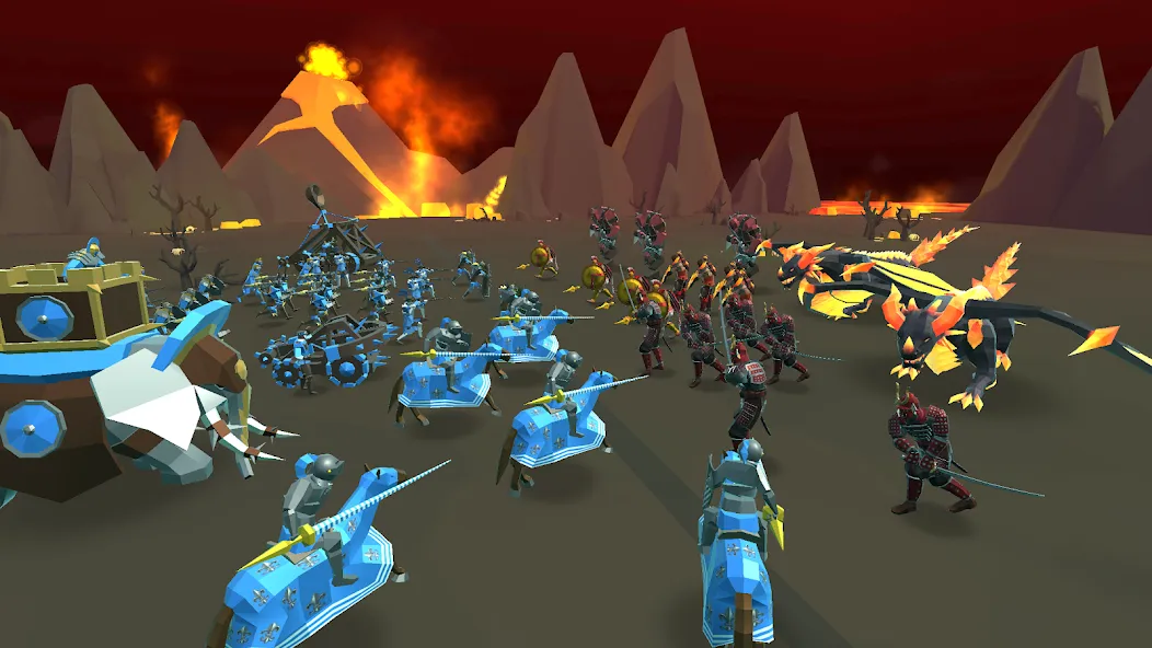 Epic Battle Simulator 2 MOD APK: Безлимитные ресурсы и разблокированы войска — скриншот 4