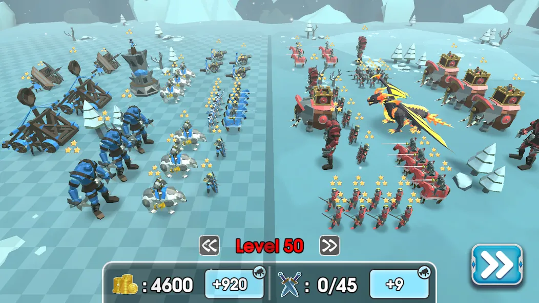 Epic Battle Simulator 2 MOD APK: Безлимитные ресурсы и разблокированы войска — скриншот 5