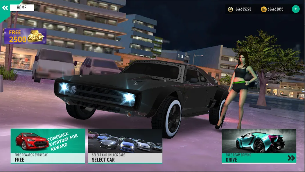 Furious Racing - Open World взлом APK — Безлимитные деньги и все машины открыты — скриншот 2