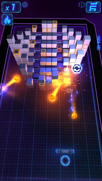 Micro Breaker мод на Андроид: Неограниченные жизни и усиленный шар — скриншот 1 Micro Breaker мод на Андроид: Неограниченные жизни и усиленный шар — скриншот 1
