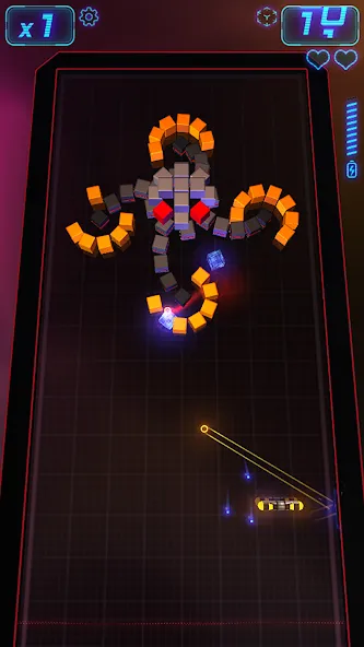 Micro Breaker мод на Андроид: Неограниченные жизни и усиленный шар — скриншот 5 Micro Breaker мод на Андроид: Неограниченные жизни и усиленный шар — скриншот 5