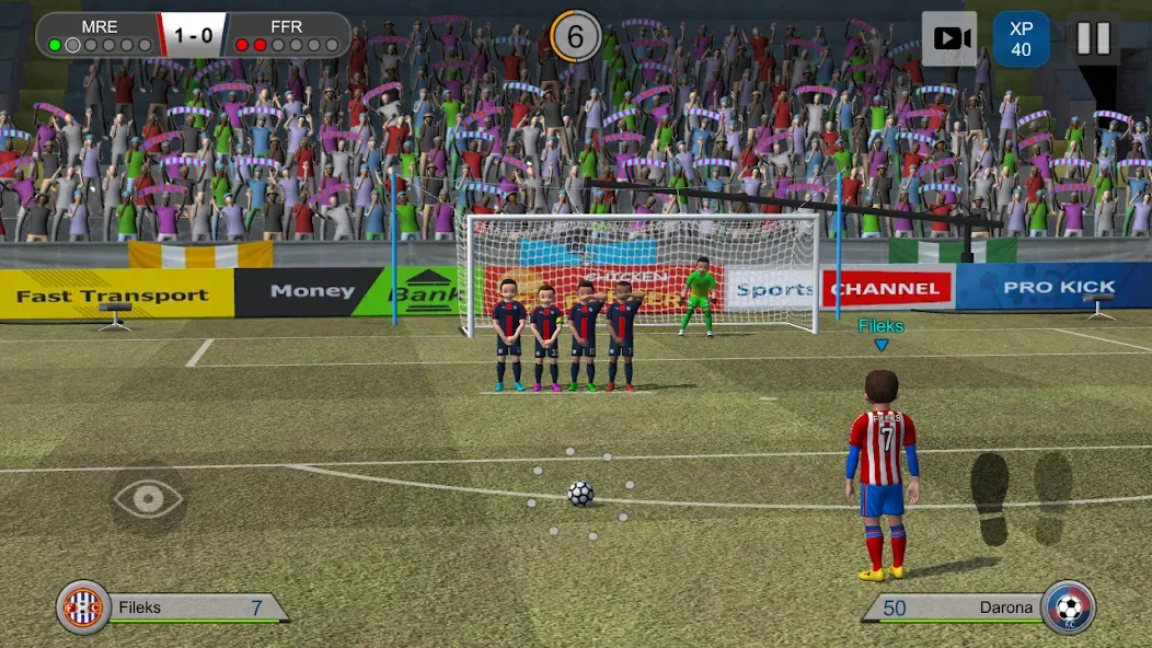 Скачать Pro Kick Soccer — Безлимитные деньги и энергия — скриншот 2 Скачать Pro Kick Soccer — Безлимитные деньги и энергия — скриншот 2