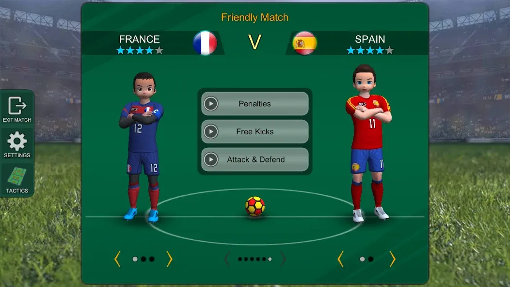 Скачать Pro Kick Soccer — Безлимитные деньги и энергия — скриншот 3 Скачать Pro Kick Soccer — Безлимитные деньги и энергия — скриншот 3