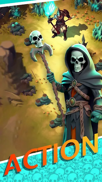 Скачать Necromancer Hero: Skeletons 3D бесплатно — Много денег и мощная армия — скриншот 1 Скачать Necromancer Hero: Skeletons 3D бесплатно — Много денег и мощная армия — скриншот 1