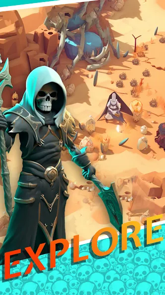 Скачать Necromancer Hero: Skeletons 3D бесплатно — Много денег и мощная армия — скриншот 3 Скачать Necromancer Hero: Skeletons 3D бесплатно — Много денег и мощная армия — скриншот 3