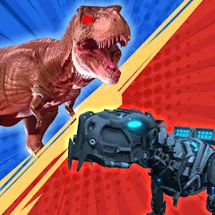 Dinosaur Monster Fight Battle — взломанная версия, Безлимитные деньги и мощные динозавры