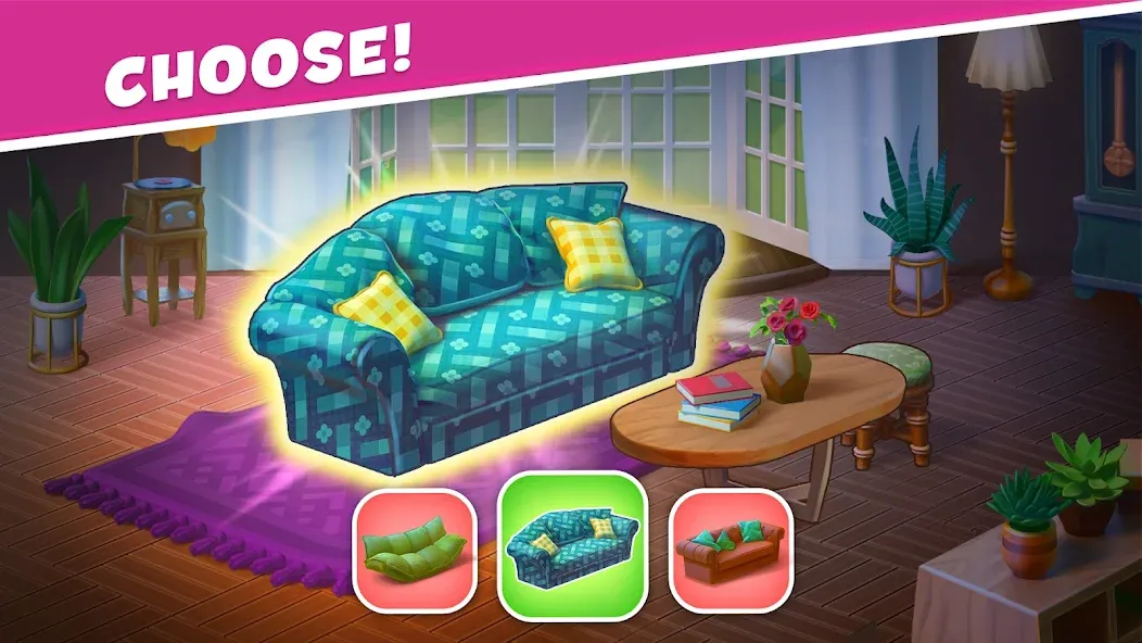Мод Alice's Hotel - Match Story — Безлимитные монеты и энергия, скачать APK — скриншот 5 Мод Alice's Hotel - Match Story — Безлимитные монеты и энергия, скачать APK — скриншот 5