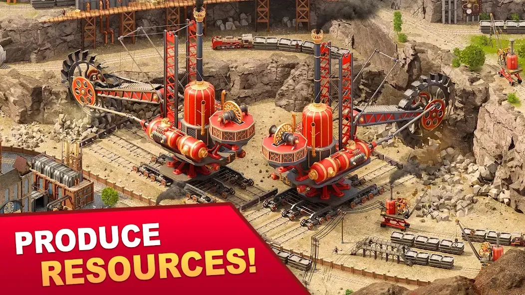 Steam City: Town building game (Мод: Безлимитные деньги и ресурсы) — скачать на Андроид — скриншот 2 Steam City: Town building game (Мод: Безлимитные деньги и ресурсы) — скачать на Андроид — скриншот 2