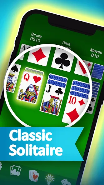 Скачать взлом Solitaire — Без рекламы и открыты все темы — скриншот 2